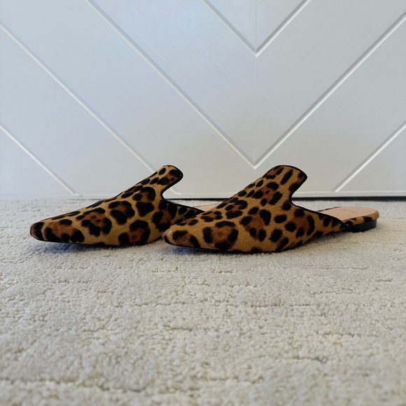 J Crew :: Cheetah Pointed Toe Slide - Picture 2 of 8
